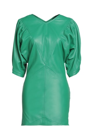 Isabel Marant - Robe fourreau en cuir d'agneau - Vert