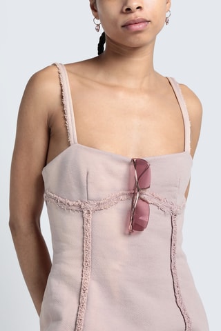 Off White - Robe fourreau - Rose