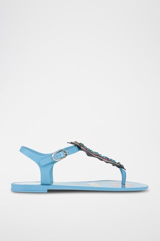 Dolce&Gabbana - Sandales en cuir de veau - Bleu