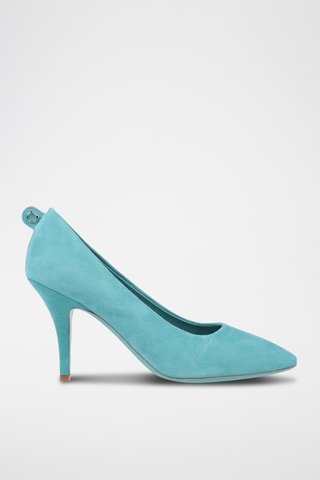 Ferragamo - Escarpins en cuir - Turquoise
