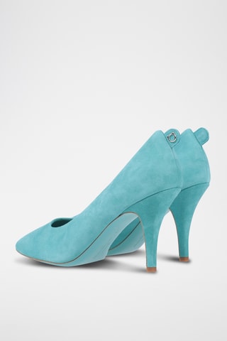 Ferragamo - Escarpins en cuir - Turquoise