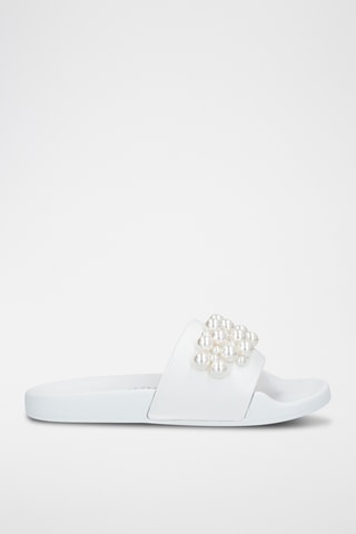 Stuart Weitzman - Mules en cuir - Blanc