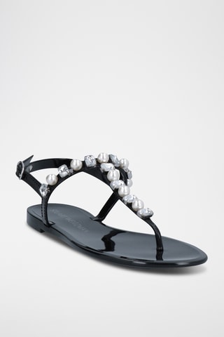 Stuart Weitzman - Sandales vernies - Noir