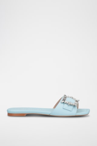 Stuart Weitzman - Mules en cuir de veau - Bleu clair