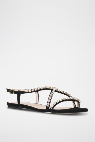 Stuart Weitzman - Sandales en cuir - Noir