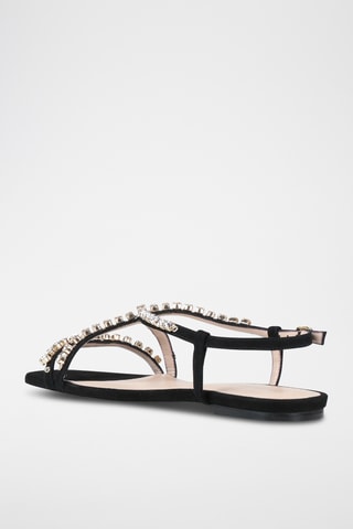 Stuart Weitzman - Sandales en cuir - Noir