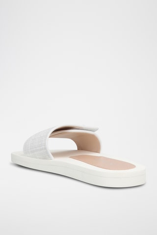 Stuart Weitzman - Mules en cuir - Blanc
