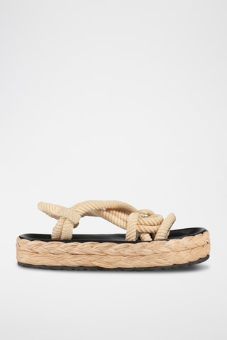Isabel Marant - Espadrilles plateformes - Beige