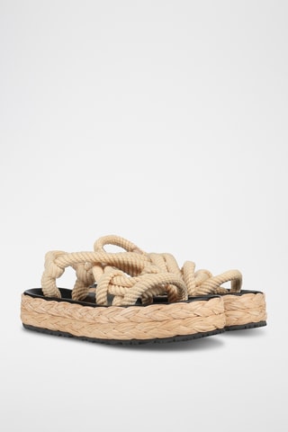 Isabel Marant - Espadrilles plateformes - Beige