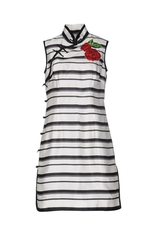 Dolce&Gabbana - Robe droite en soie - Blanc