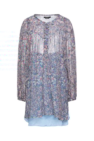 Isabel Marant - Blouse et caraco en soie - Bleu