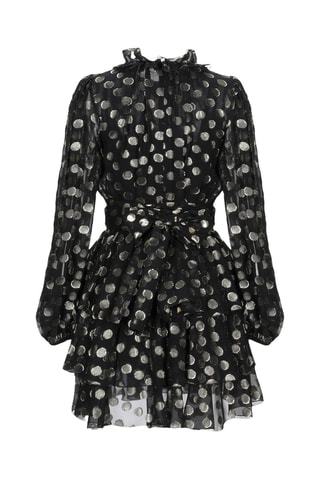 Dolce&Gabbana - Robe patineuse en soie - Noir
