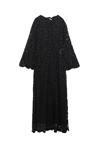 Dolce&Gabbana - Robe longue en dentelle - Noir