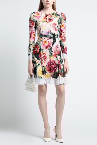 Dolce&Gabbana - Robe patineuse - Vert foncé