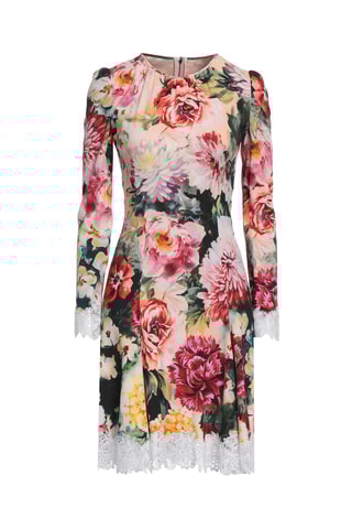 Dolce&Gabbana - Robe patineuse - Vert foncé