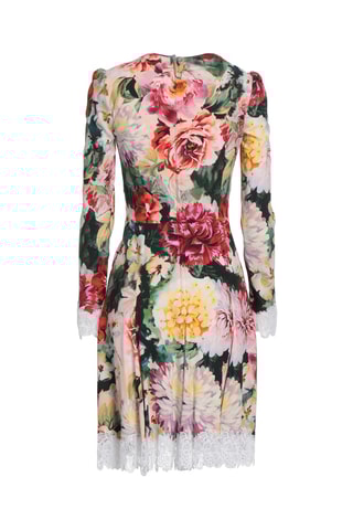 Dolce&Gabbana - Robe patineuse - Vert foncé