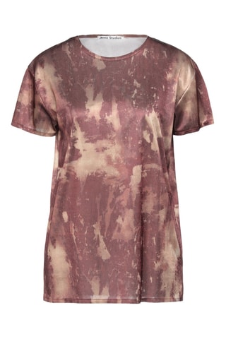 Acne Studios - T-shirt tie and dye - Marron et beige