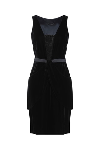 Emporio Armani - Robe droite - Noir