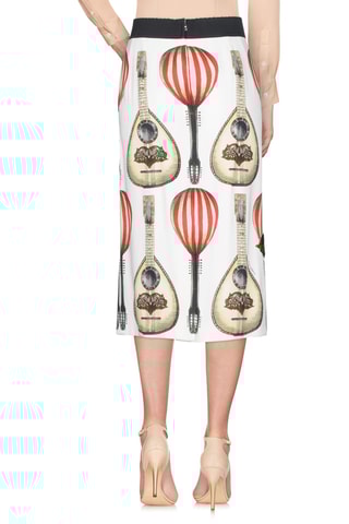 Dolce&Gabbana - Jupe midi - Blanc