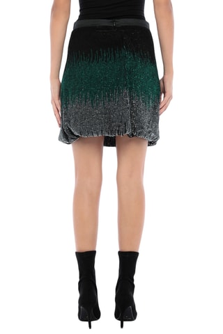 Emporio Armani - Jupe patineuse en soie - Vert