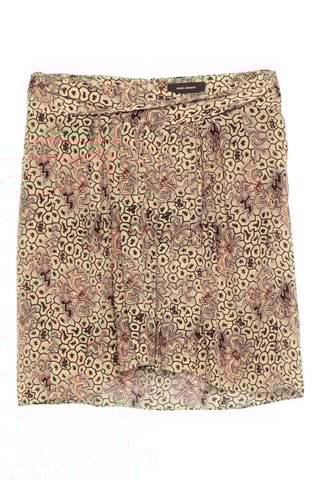 Isabel Marant - Minijupe en soie taille haute - Beige