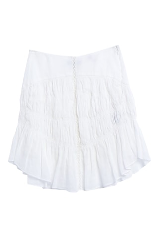 Isabel Marant - Minijupe en ramie - Blanc