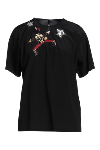 Dolce&Gabbana - Top en soie - Noir