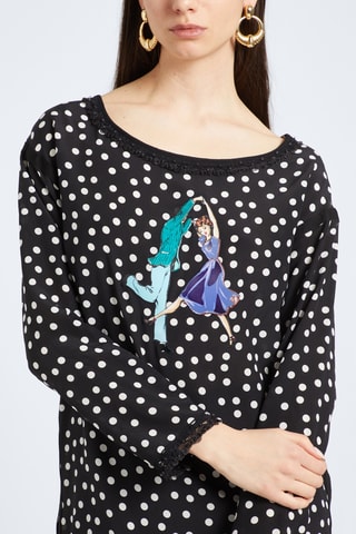 Dolce&Gabbana - Blouse en soie - Noir