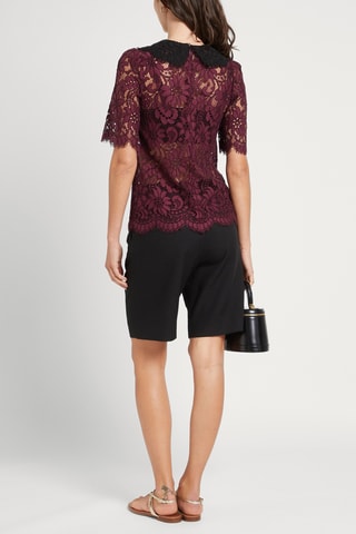Dolce&Gabbana - Top en dentelle - Bordeaux