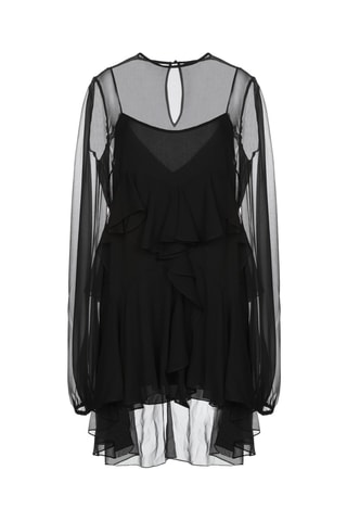 Saint Laurent - Top en soie - Noir