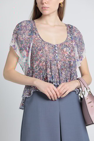 Isabel Marant - Chemisier en soie - Bleu clair