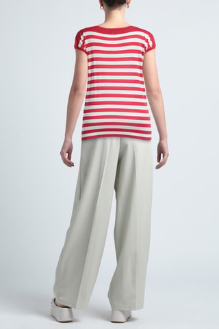 Dolce&Gabbana - Top en soie - Rouge