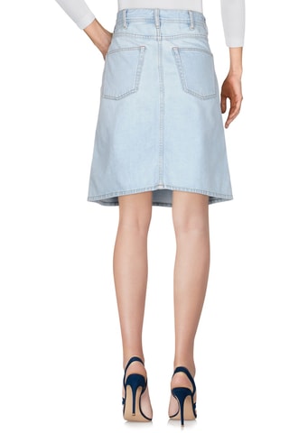 Acne Studios - Jupe patineuse en jean - Bleu clair