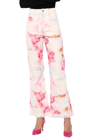 Isabel Marant - Jean bootcut tie and dye - Blanc