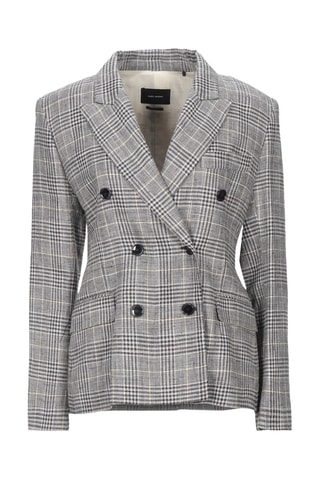 Isabel Marant - Blazer en lin et soie - Gris