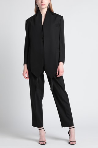 Ferragamo - Blazer en cuir d'agneau - Noir