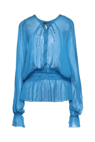 Roberto Cavalli - Blouse en soie - Bleu