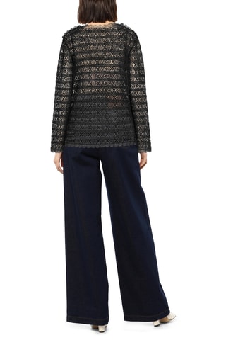 Saint Laurent - Blouse en dentelle - Noir