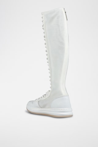 Emporio Armani - Bottes en cuir - Blanc
