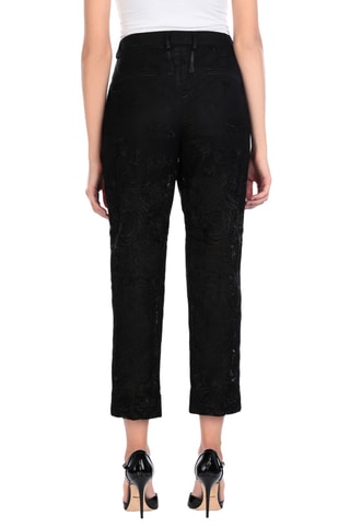 Dolce&Gabbana - Pantalon carotte en dentelle - Noir