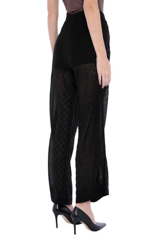 Just Cavalli - Pantalon wide legs en dentelle - Noir