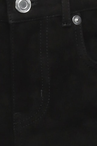 Saint Laurent - Pantalon slim en cuir d'agneau nubuck - Noir