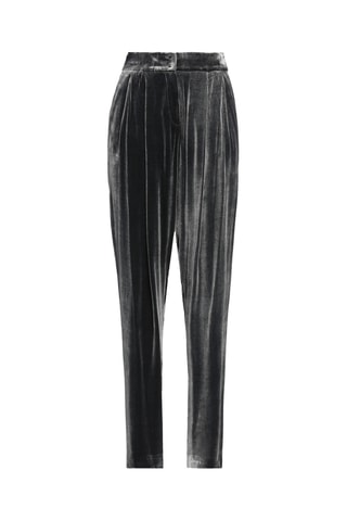 Emporio Armani - Pantalon cigarette en velours - Gris