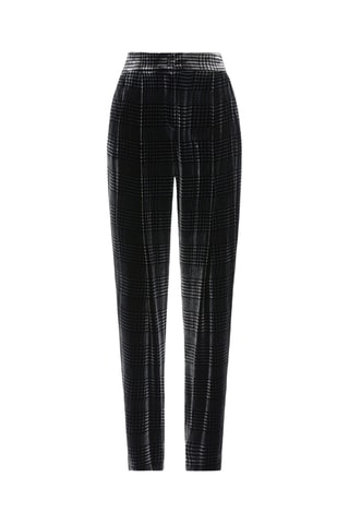 Emporio Armani - Pantalon en velours taille haute - Noir