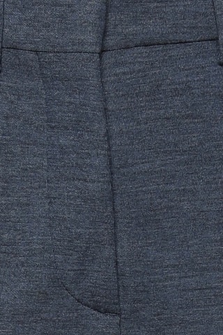 Burberry - Pantalon carotte en laine - Bleu foncé