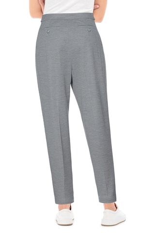 Burberry - Pantalon carotte en laine - Gris
