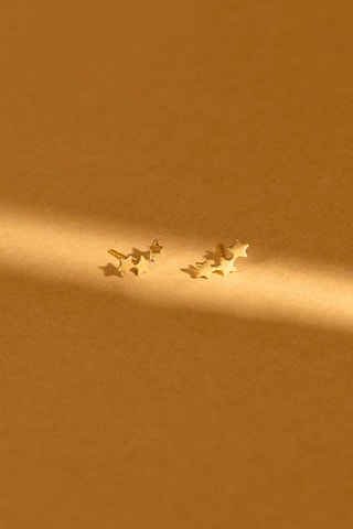 Oorbellen Andromède Geelgoud