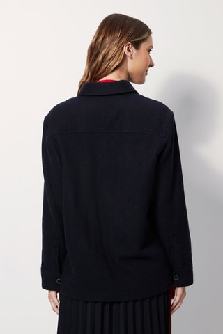 Veste en laine Bleu marine