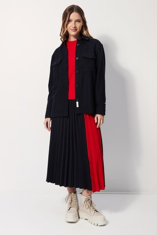 Veste en laine Bleu marine
