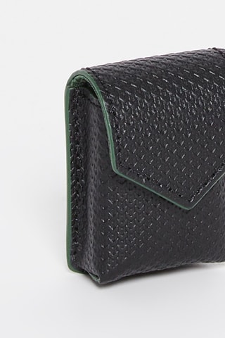 Pochette en cuir Noir